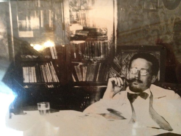 Irish poet and novelist James Joyce as pictured at the Dublin Writers Museum in Dublin, Ireland.