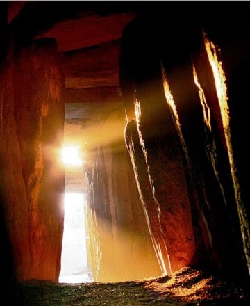 Winter Solstice sunrise at the megalithic monument of Newgrange in County Meath, Ireland