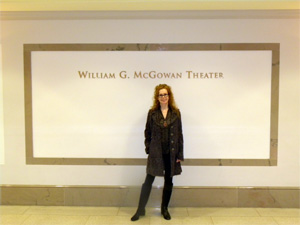 Vivian appears as a guest speaker at the National Archives in Washington, DC.